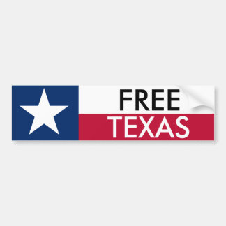 Free Texas Bumper Sticket Sticker