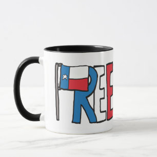 Free Texas Independence Secede Mug