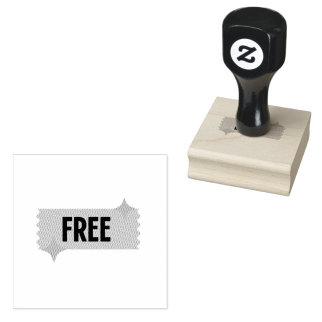 FREE Text Name Boost Promotional Impact Jet Black  Rubber Stamp (Stamped)