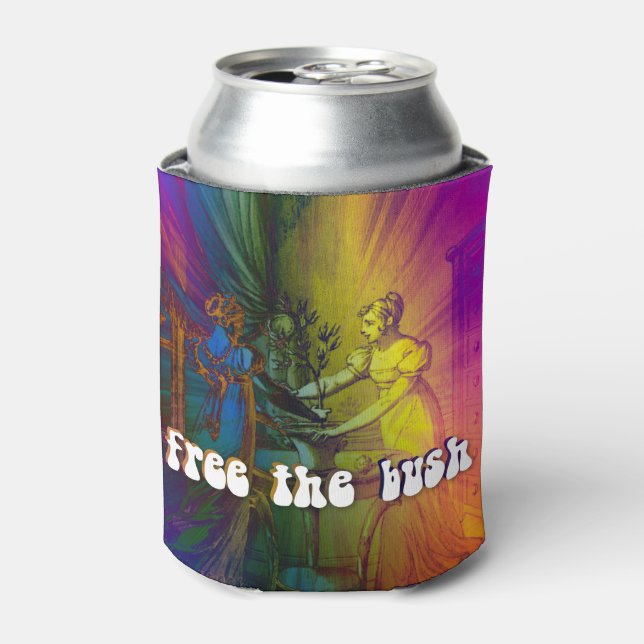Free The Bush Can Cooler (Can Front)