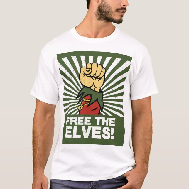 Free the elves! T-Shirt (Front)