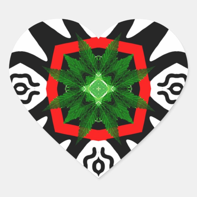 Free The Herb_ Heart Sticker (Front)