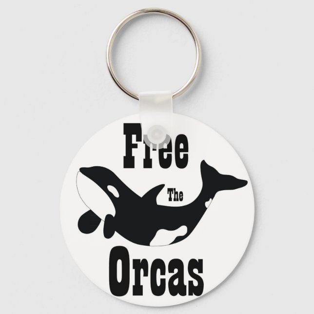 Free The Orcas Key Ring (Front)