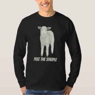 Free The Sheep Or Sheeple . Premium T-Shirt