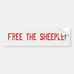Free The Sheeple! Bumper Sticker