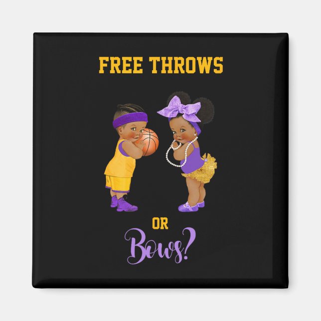 Free Throws or Bows Basketball Ba1 Magnet (Front)