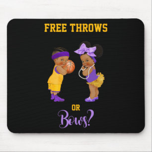 Free Throws or Bows Basketball Ba1 Mouse Pad
