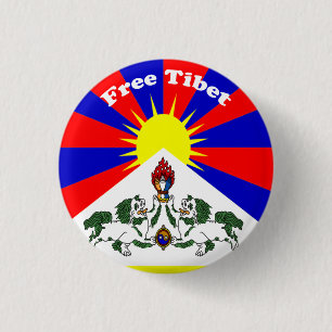 Free Tibet 3 Cm Round Badge