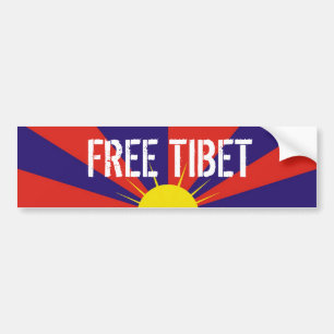 FREE TIBET BUMPER STICKER