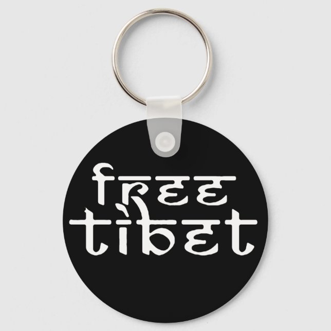Free Tibet Clothing and Apparel Key Ring (Front)