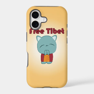 Free Tibet Cute Kitty iPhone Case