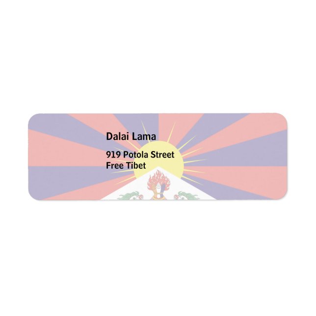 Free Tibet flag (Front)