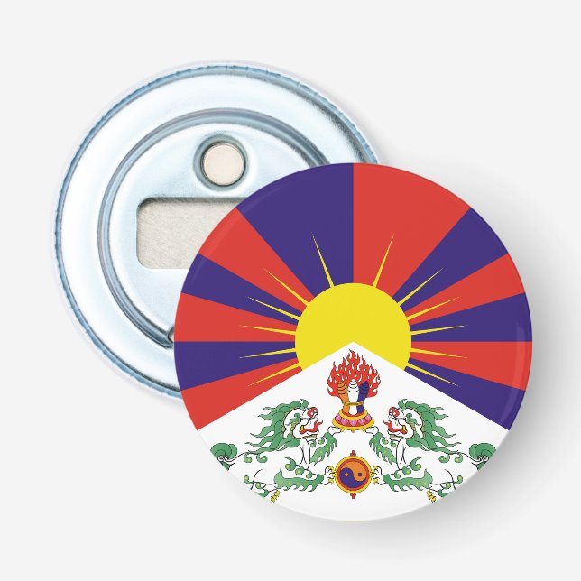 Free Tibet flag Bottle Opener (Front)