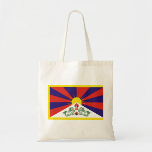 Free Tibet Flag - Peu Rangzen བོད་རང Tote Bag