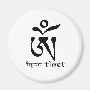 FREE TIBET MAGNET