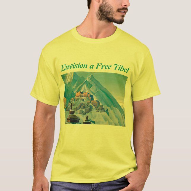 Free Tibet mens shirt (Front)