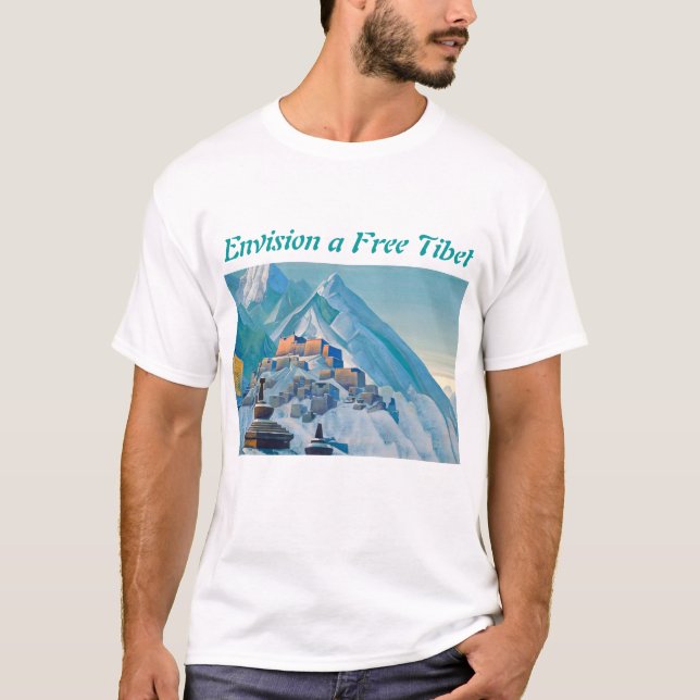 Free Tibet mens shirt (Front)