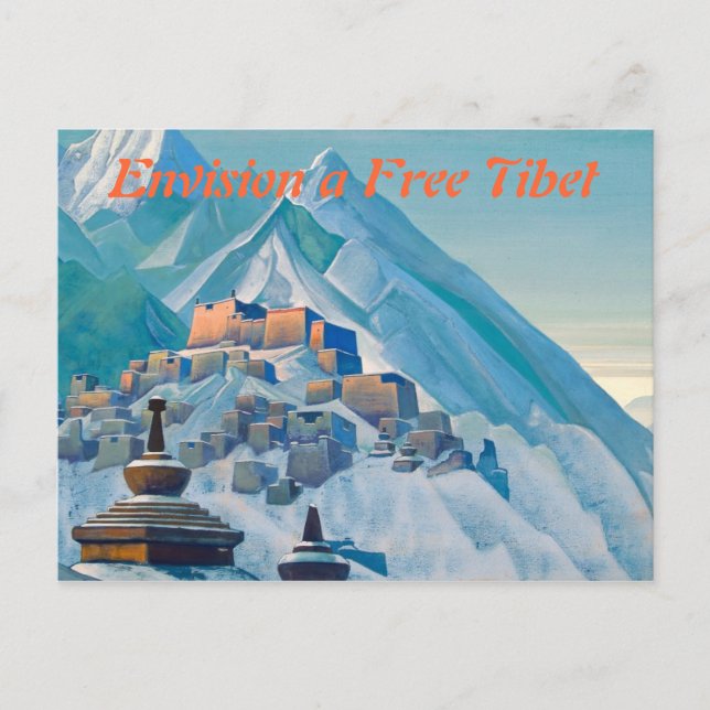Free Tibet postcard (Front)