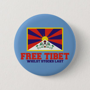 Free Tibet spoof 6 Cm Round Badge
