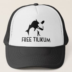 Free Tilikum Save the Orca Killer Whale Trucker Hat