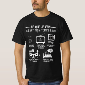 Free Time Abdos Musculation T-Shirt