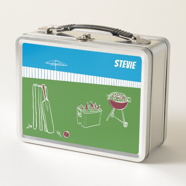 Free TIme Cricket Lunchbox (Front)
