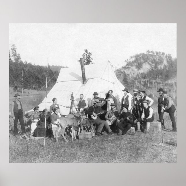 Free Time in Camp for Engineer Corps Poster (Front)