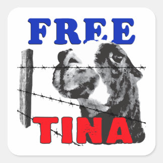 FREE TINA SQUARE STICKER
