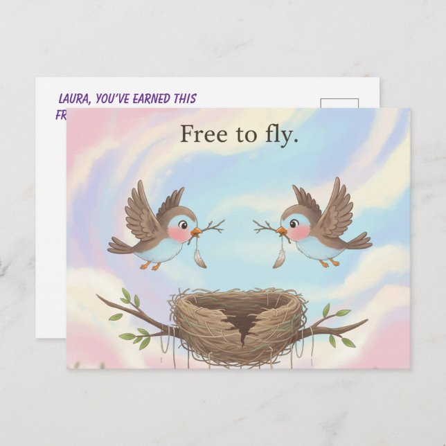 Free to Fly Card Divorce (Front/Back)