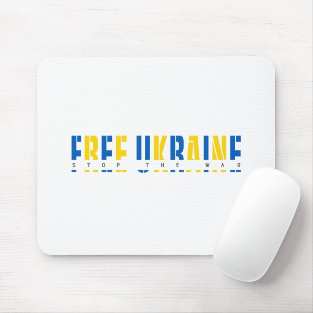 Free Ukraine Mouse Pad (With Mouse)