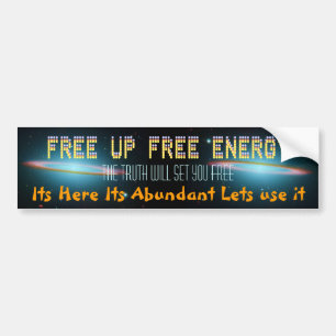 FREE UP bumper sticker
