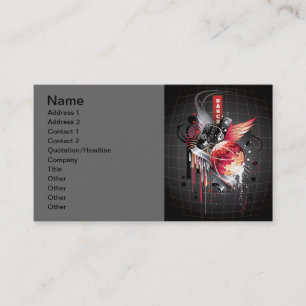 Free Vector Musical Theme Trend Business Card