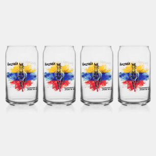 Free Venezuela – Independence Day 2026 Can Glass