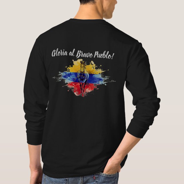 Free Venezuela – Independence Day Memory T-Shirt (Back)