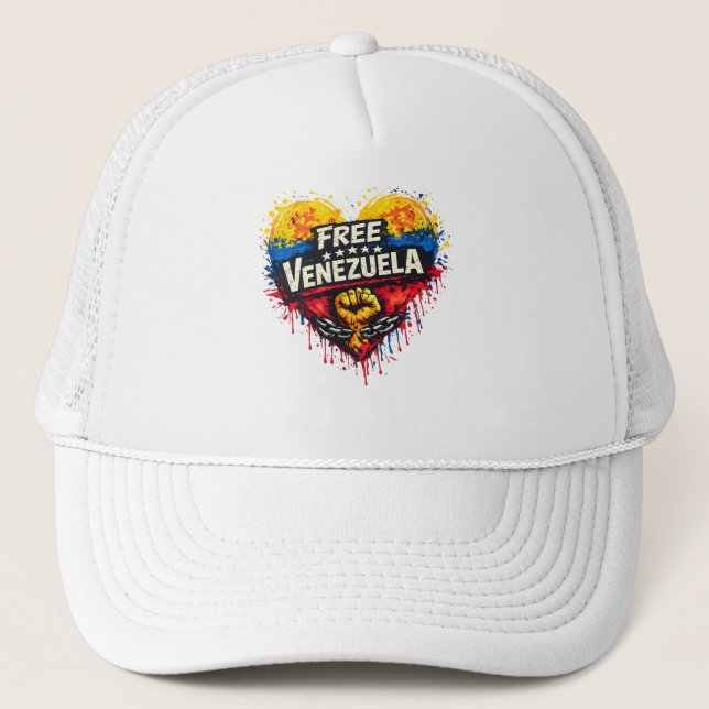 Free Venezuela Trucker Hat (Front)