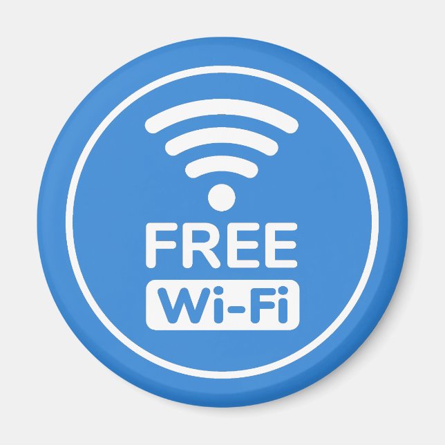 Free Wi-Fi Magnet (Front)