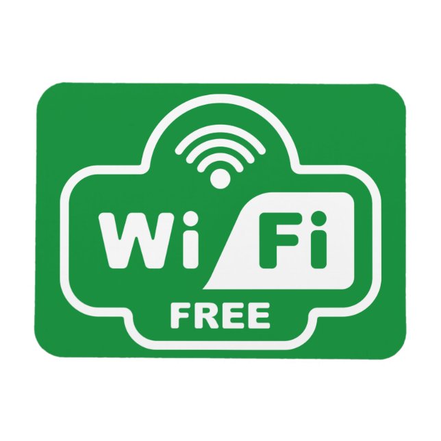 Free Wi-Fi Magnet (Horizontal)