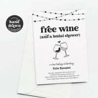 Free Wine Funny Wine Tasting Bridal Shower