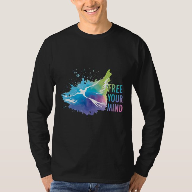 Free Your Mind Dove T-Shirt (Front)