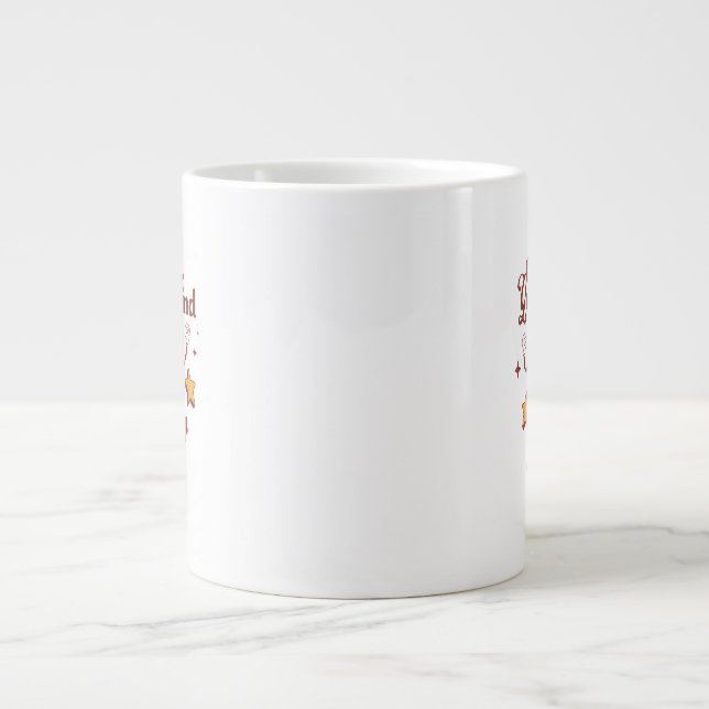 Free Your Mind Retro Mascot Large Coffee Mug (Front)