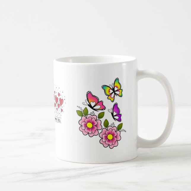Free yourself and reach your dreams coffee mug (Right)