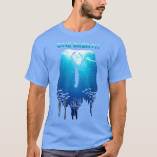 Freediving One Breath Diving Apnea Ocean Free Dive T-Shirt