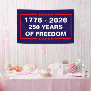 Freedom 1776-2026 banner