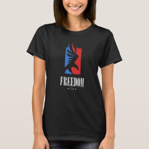 Freedom 1776 Eagle Symbol Proud American Patriot U T-Shirt