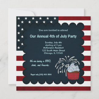 Freedom 4th of July Invitation