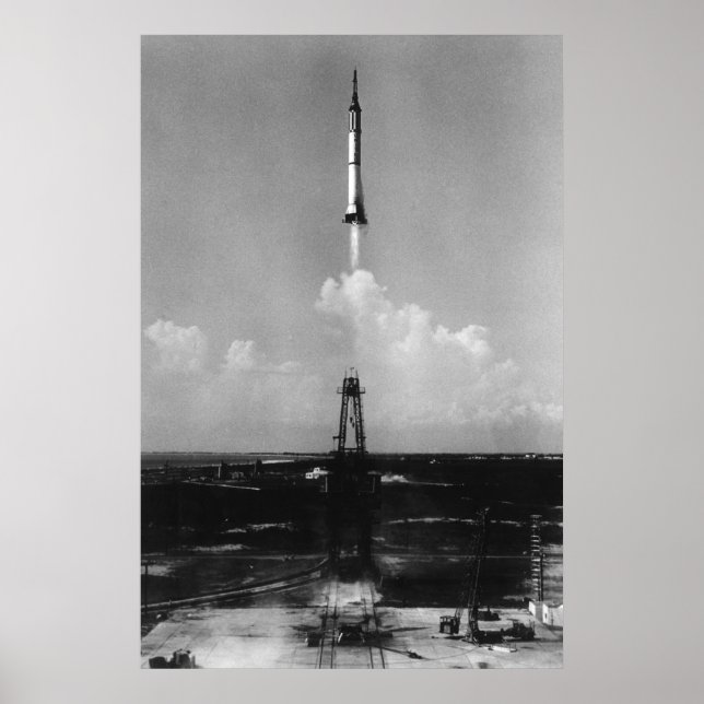 Freedom 7 (Mercury Redstone 3) Launch Poster (Front)
