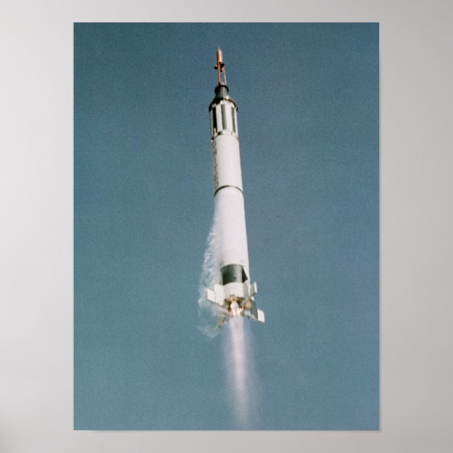Freedom 7 (Mercury Redstone 3) Launch Poster (Front)