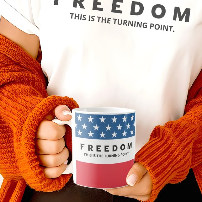 Freedom A True Patriot Coffee Mug (Creator Uploaded)