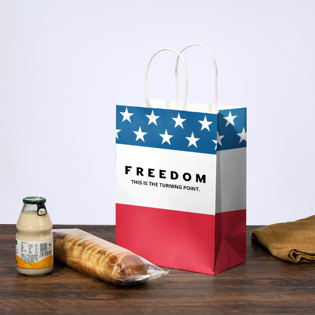 Freedom A True Patriot Medium Gift Bag (Creator Uploaded)