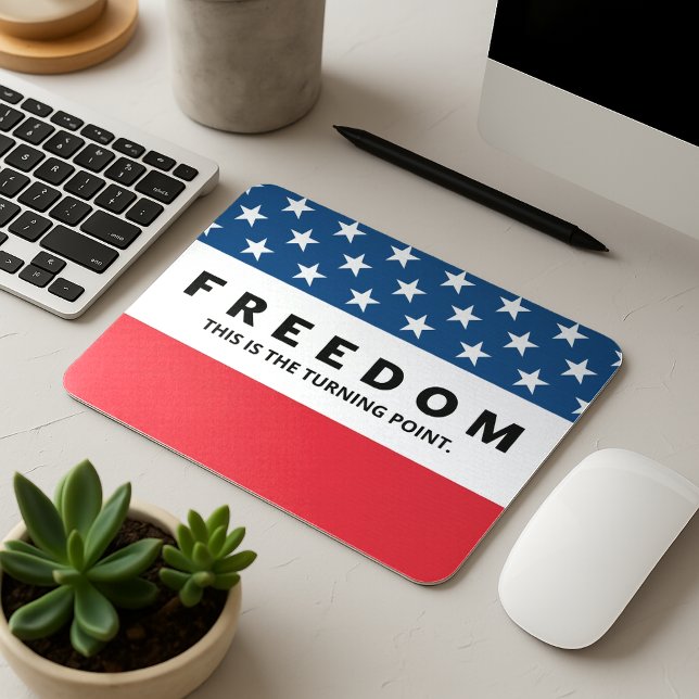 Freedom A True Patriot Mouse Pad (Creator Uploaded)